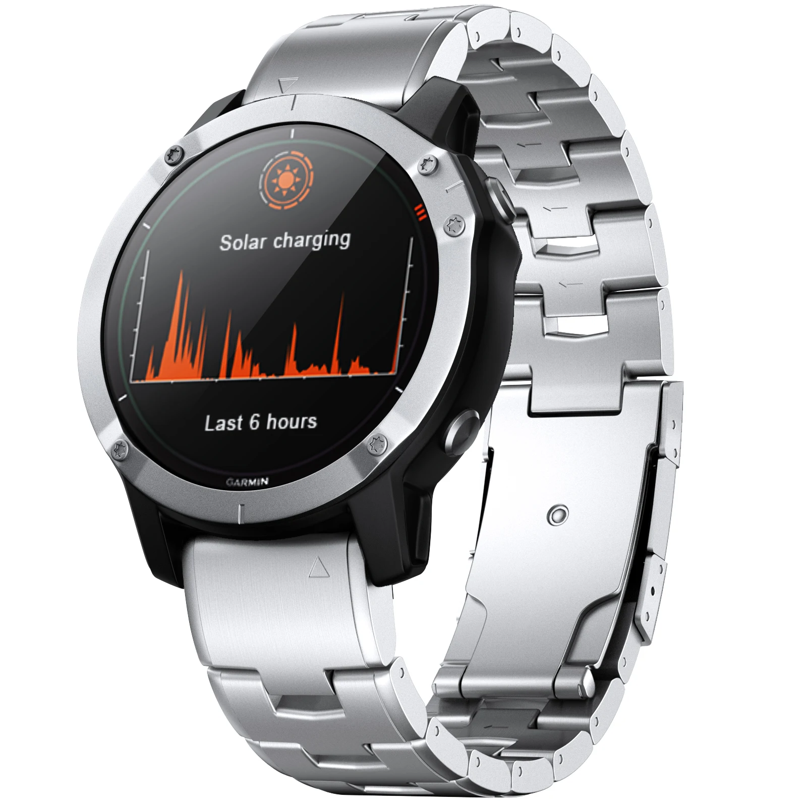22 26 mm Quick Fit Titan-Metall-Uhrenarmband für Garmin Fenix 7X/7 Solar/6X/6 Pro/5 Plus/epix Gen2/Instinct 1/2 Uhrenarmband – Detail 3