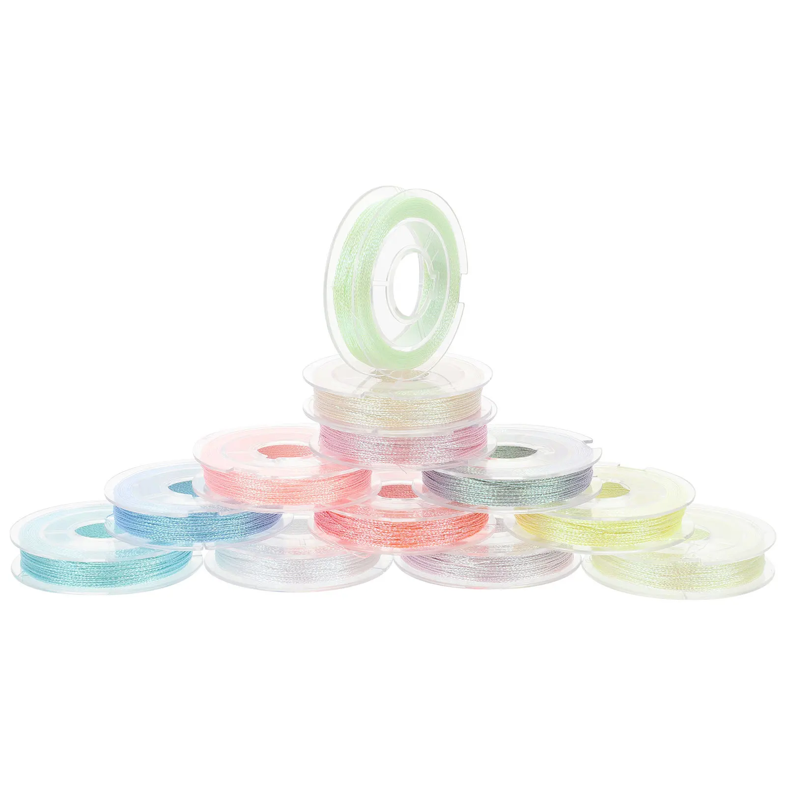 

12 Rolls Glowing Embroidery Thread Set Durable Multi-Function Sewing Threads For Diy Cross Stitching Crafts Luminous Handcraft