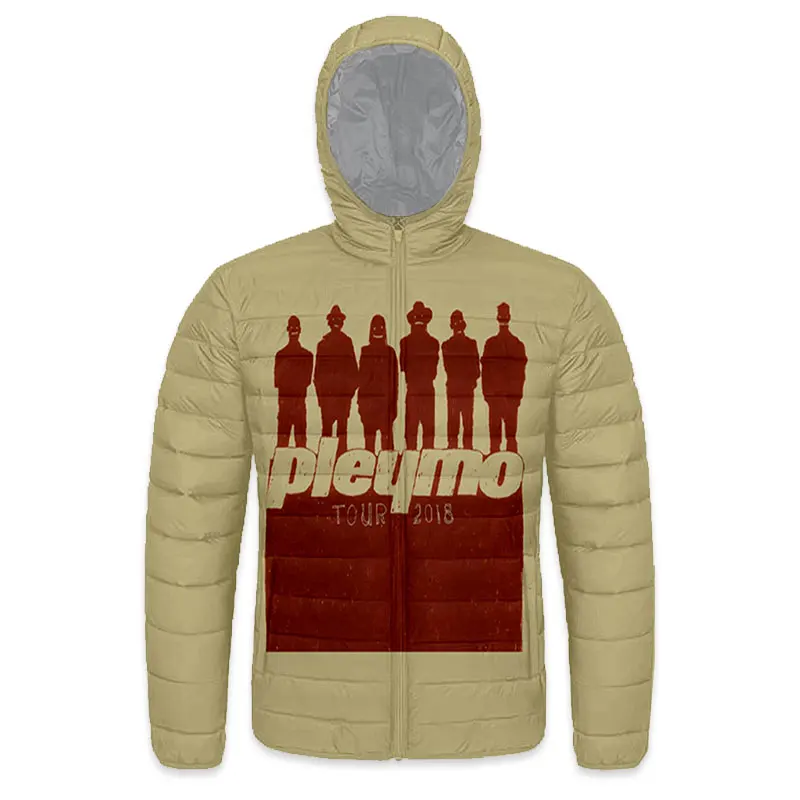 New Fashion 3D Printed  Pleymo Band  Zipper Down-filled Coat  Hooded Sweatshirts Harajuku Hoody Tops Clothing