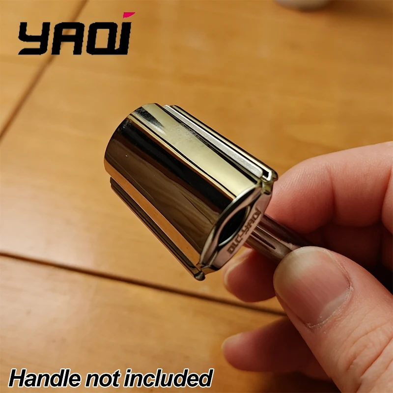 2026 Hot Sale YAQI Telstar Men Safety Razor Head Zinc Alloy Constructed with Precise 1.15mm Blade Gap