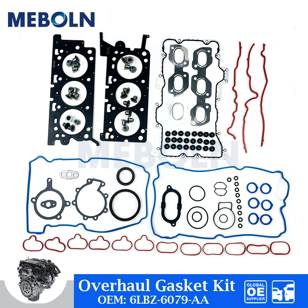 Kit de juntas de revisión completa del motor para Ford Escape AJ Mazda Tribute MPV EP CX5 CX7 CX9 3,0 V6 24V accesorios para automóvil 6LBZ-6079-AA