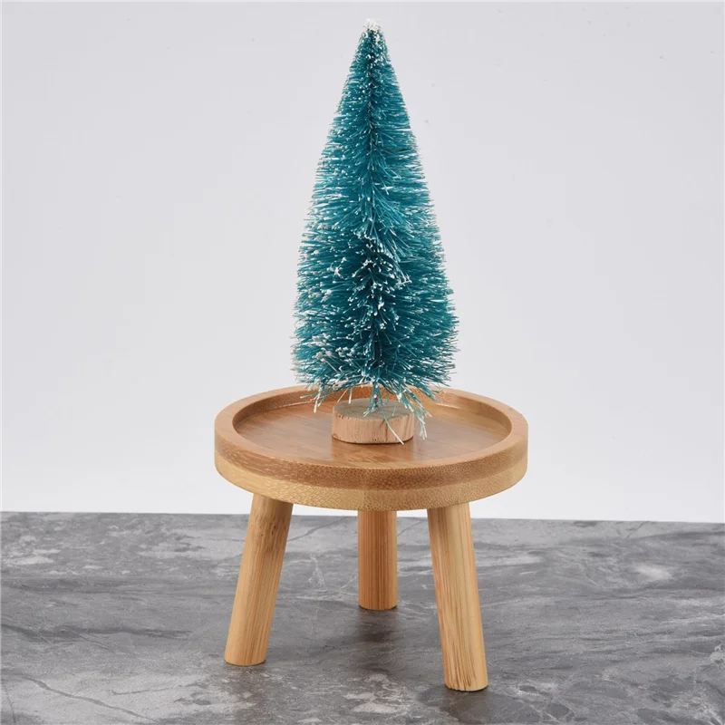 ABSS-3X نبات خشبي حامل اناء للزهور قاعدة حامل البراز مقعد مرتفع شرفة عصاري زهرة مستديرة الجرف للداخلية في الهواء الطلق #5