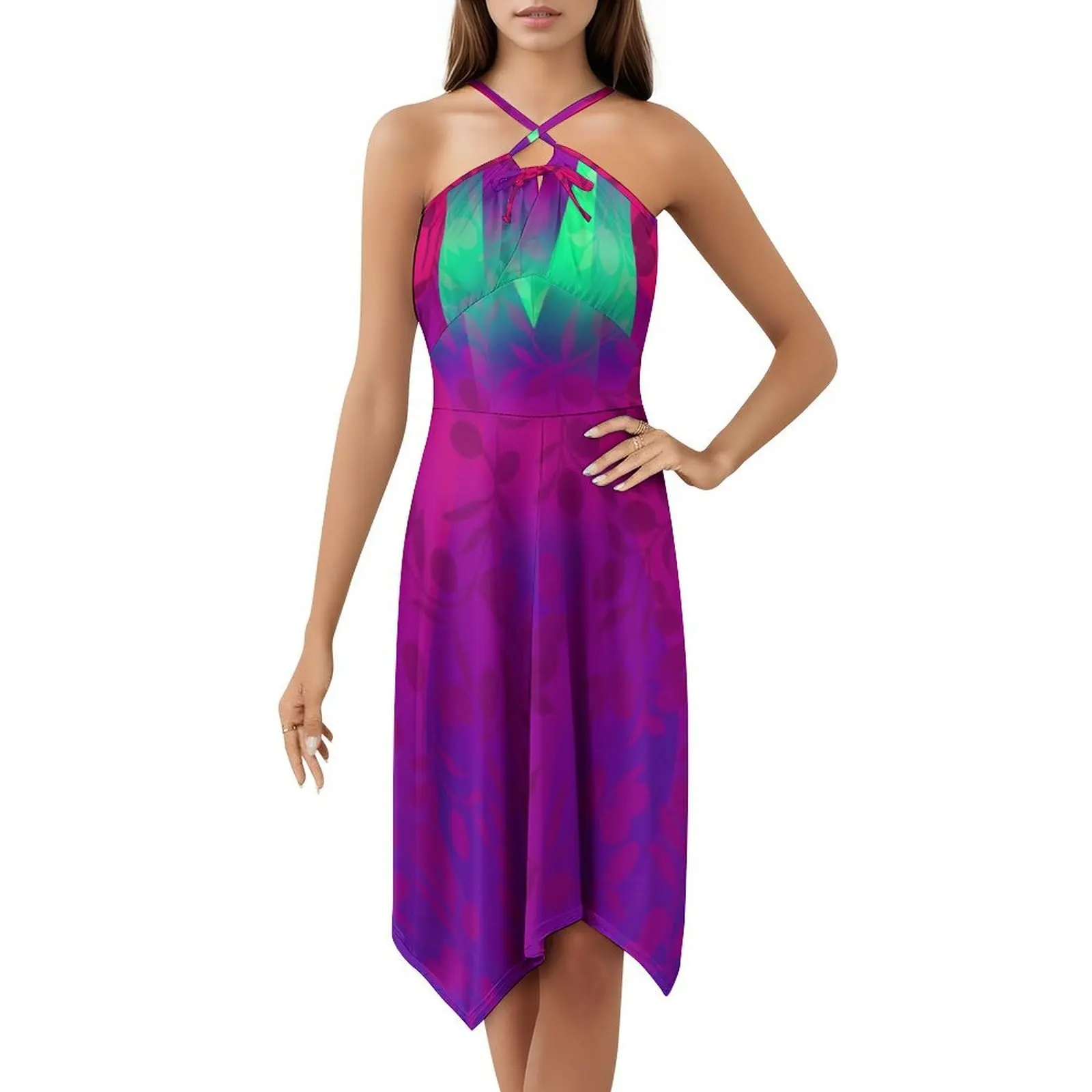 Verde roxo vestido estilo preppy mini vestido para mulher a linha solto ajuste casual vestido de dia verde roxo sueknox sue knox feminino