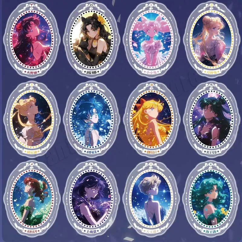 Tarjeta de Sailor Moons Hino Rei Tsukino Usagi, moda Sexy, anime, diosa, regalo coleccionable, nuevo estilo, venta limitada