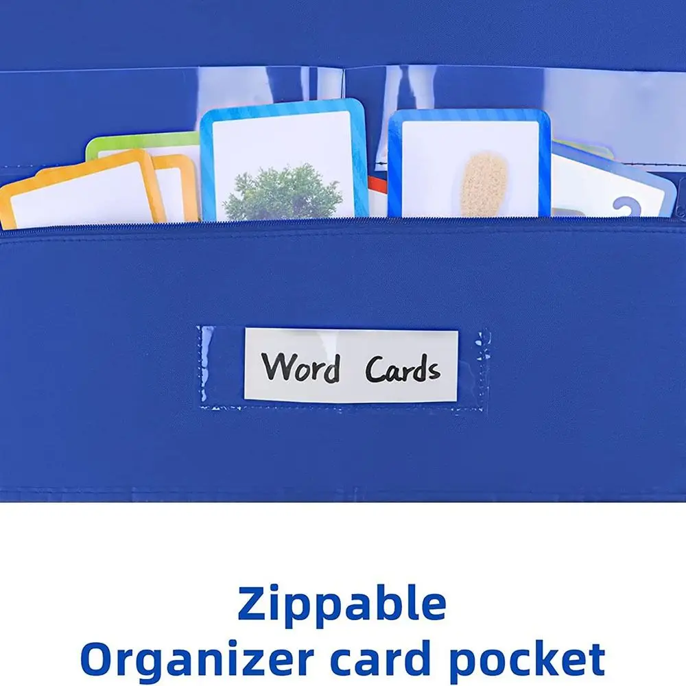 Durable Standards Pocket Chart Accessories Educational Large Teaching Card Pocket Daily Schedule Pocket