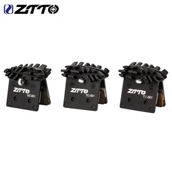 ZTTO Bicycle Cooling Hydraulic Disc Brake Resin Ceramic Semi Metallic Quite Brake Pads MTB Bike Brake Calipers For SLX XT XTR