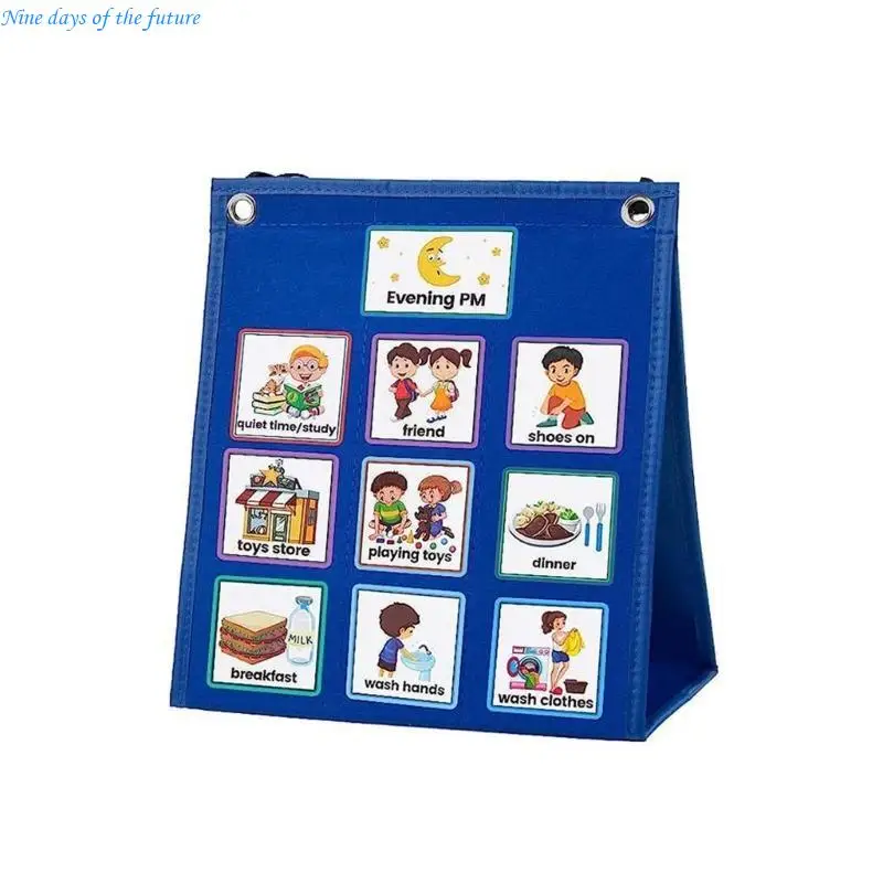 

Карманные таблицы ежедневного расписания классной комнаты, карманная таблица распорядка дня с 70 карточками E65A