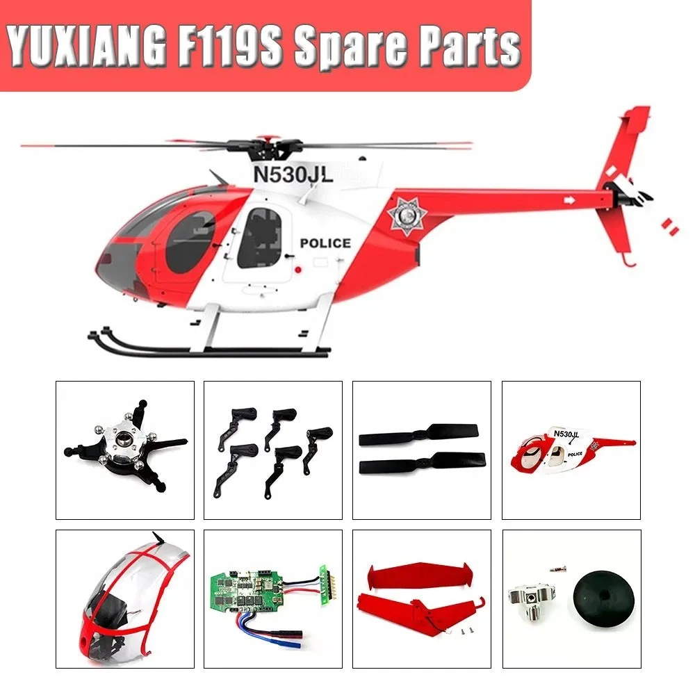 YUXIANG F119S petit oiseau échelle attaque RC hélicoptère véritable OEM pièces de rechange