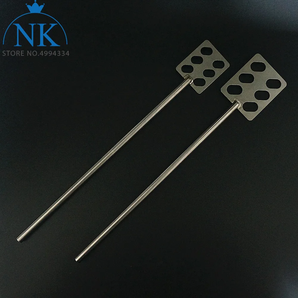 1pcs lab stainless steel square type blade plate paddle with leaf-width 40mm 50mm 60mm 80mm, impeller stirring blade with rod