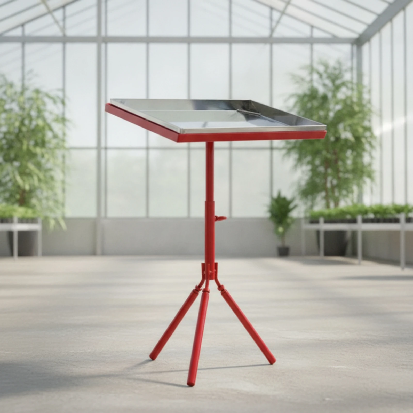 Frame-Support Stand with Stainless Steel Tray Stable Adjustable Beekeeping Workstation Stand Holder Rust Resistant Long-Lasting