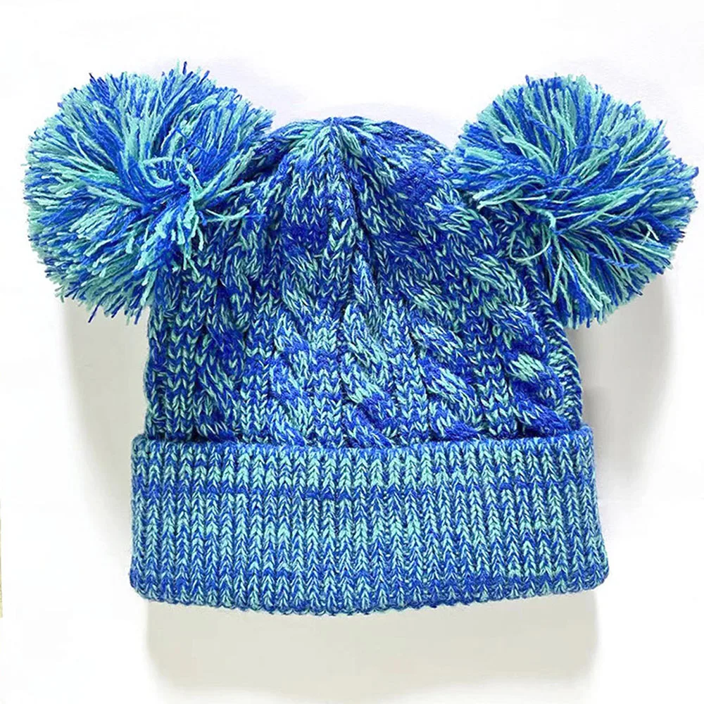 유아용 아기 남자아이 겨울 니트 비니 어린이용 모자 스카프 장갑 세트