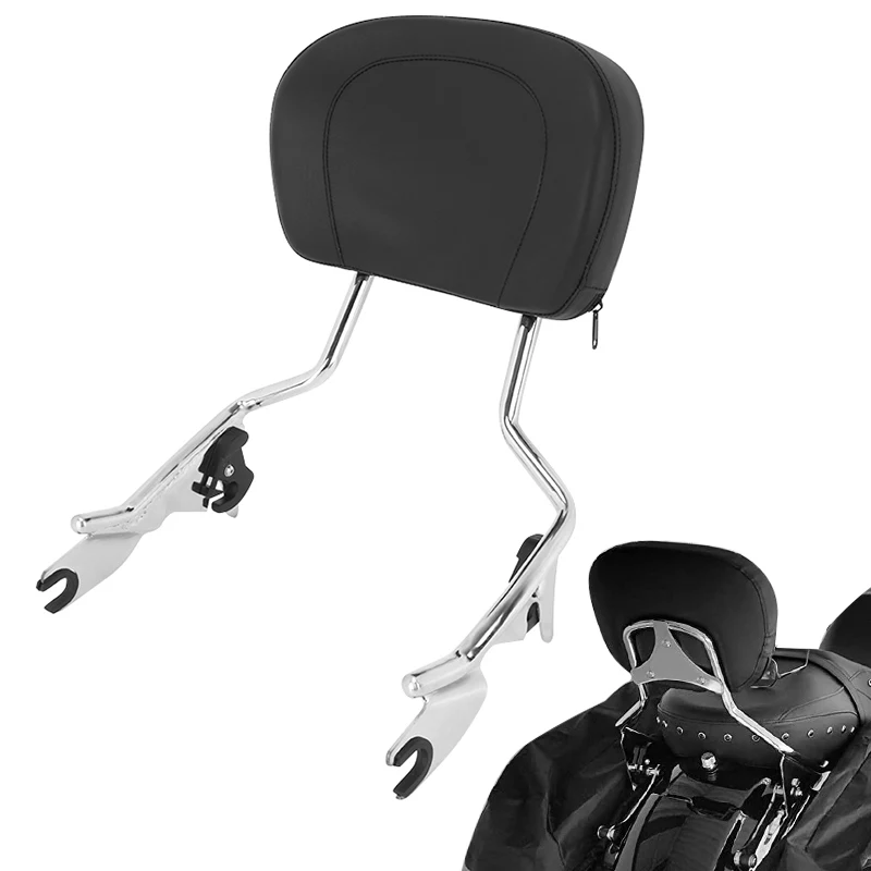 

Motorcycle Detachable Bissy Bar Backrest Pad For Harley Road King CVO Street Glide Road Glide Special 2009-2023