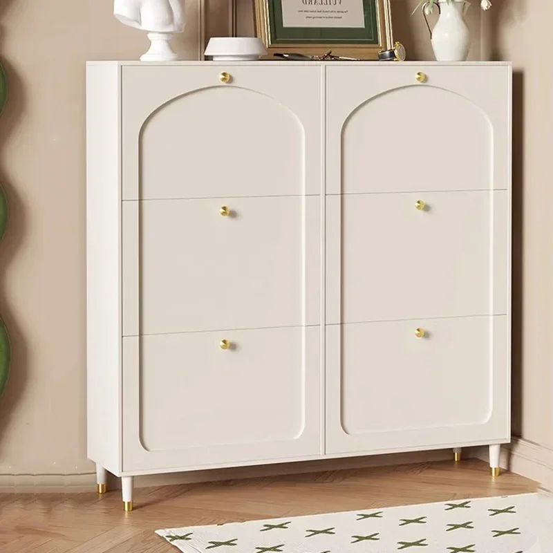 Modern Shoe Cabinet Dust Proof Organizer Storage Indoor Living Room Shoe Rack European Gabinetes De Sapatos Hallway Furniture