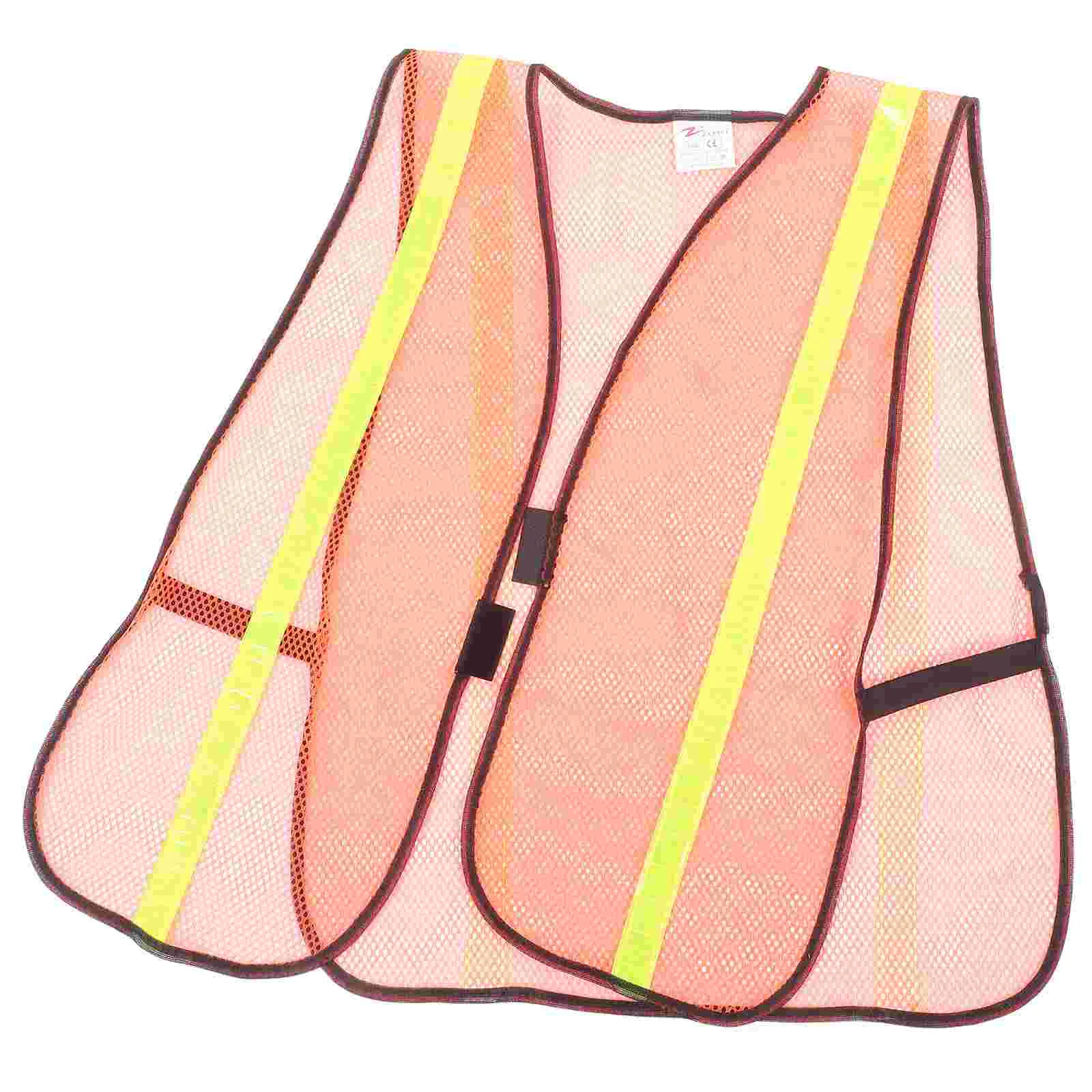 Reflective Vests for Volunteer Safety Clothing Security Mesh Fabric Warning Fitting Identification Traffic Tank Top