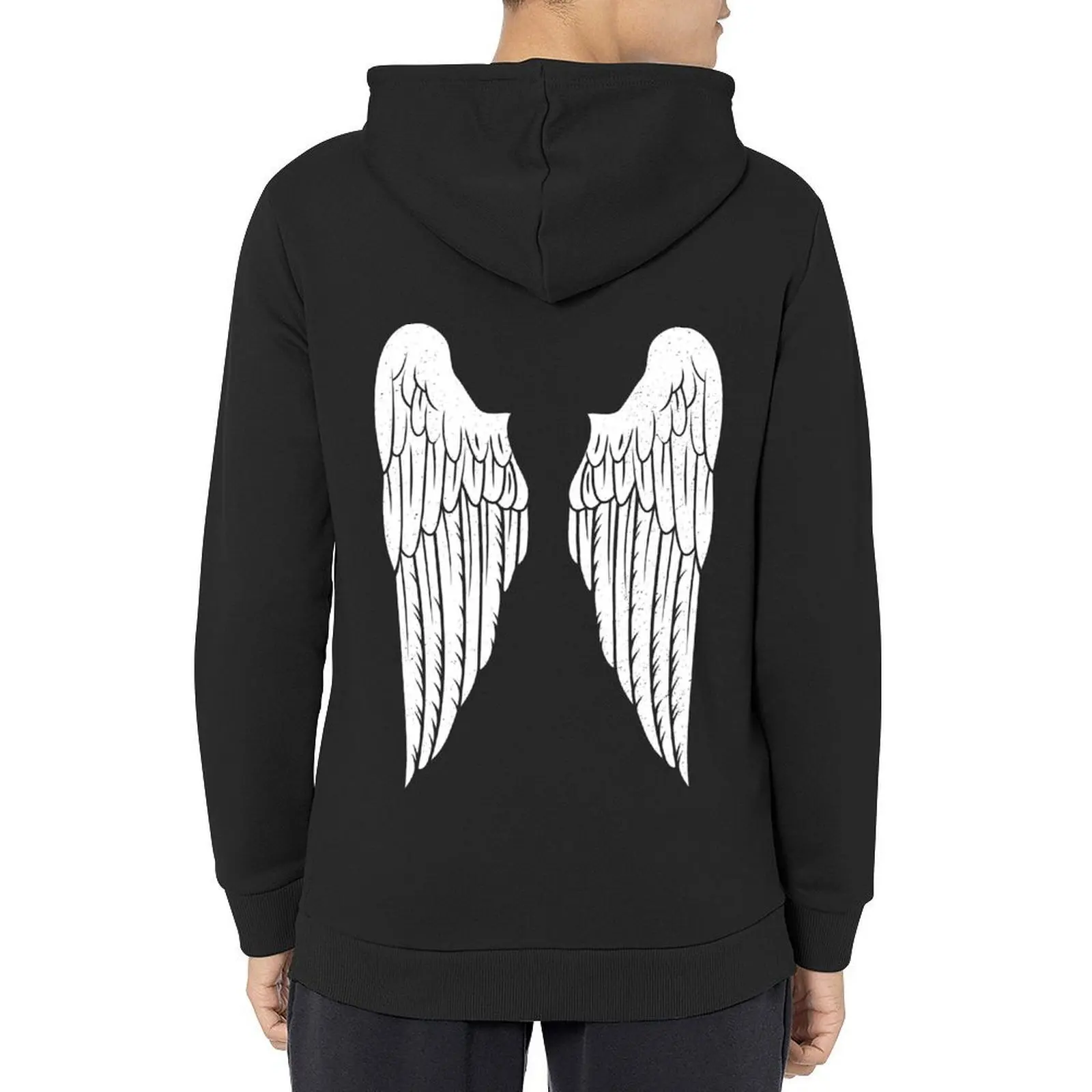 

Angel Wings Hoodie korean style clothes blouse men's sweat-shirt set anime clothes designer hoodies