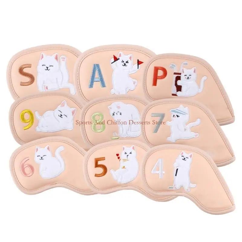 

Iron Head Cover Golf Head Protector Headcover Golf Club Covers Scratchproof Case K1YF