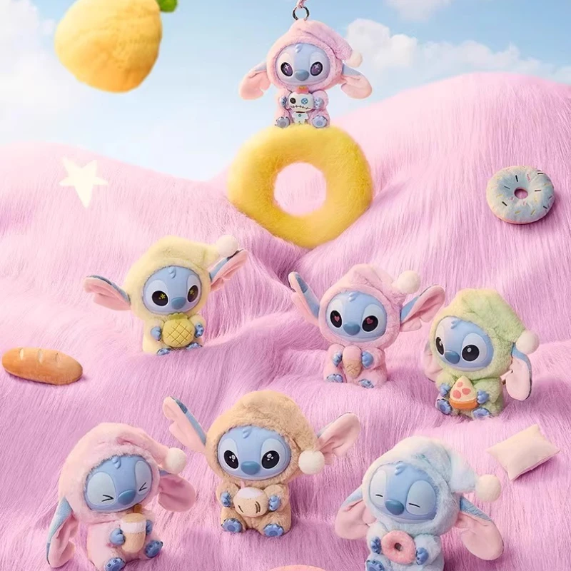 

Disney Stitch Eat Something Before Sleep слепая коробка игрушки милый мультяшный стежок кукла кулон сумка украшения детские подарки