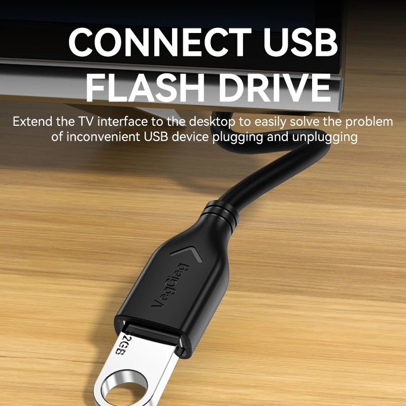 High-Speed USB 3.0 Extension Cable Male to Female 5Gbps for Laptop PC TV Printer Keyboard Mouse 0.5-3M Options