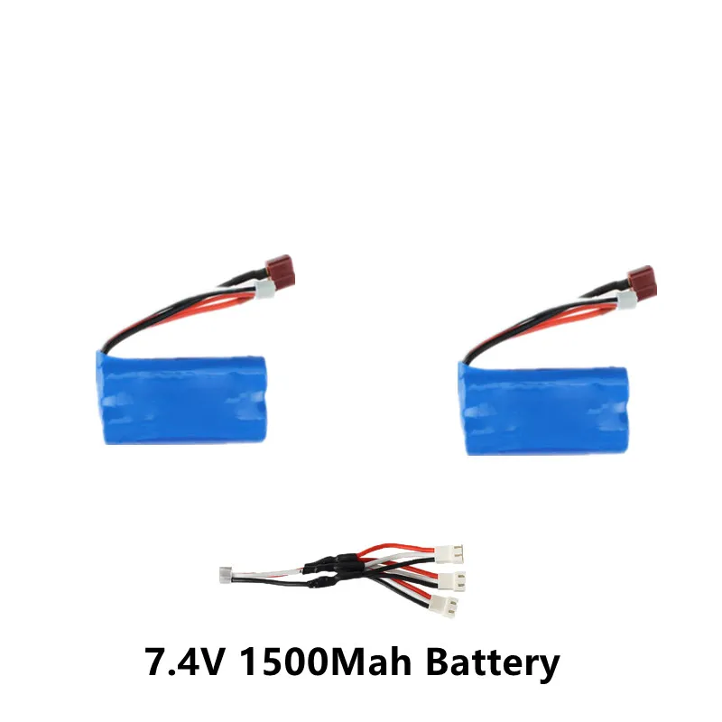 고속 오프로드 리모컨 RC 자동차 트럭 예비 부품, Q161 Q39 1:12 대형 체중계, 7.4V 1500mAh 배터리