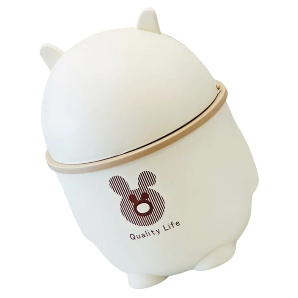 

Flip Trash Can Automatic Cans Touchless Bathroom Wastebasket with Lid Pp Garbage Bin