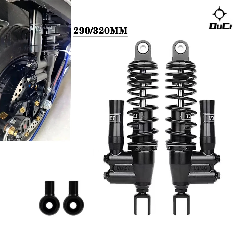 

290mm 320mm Hydraulic Damping Motorcycle Invert Rear Shock Absorber For YAMAHA CygnusX BWS N/Xmax RSZ NIU Ninebot Scooter E-Bike