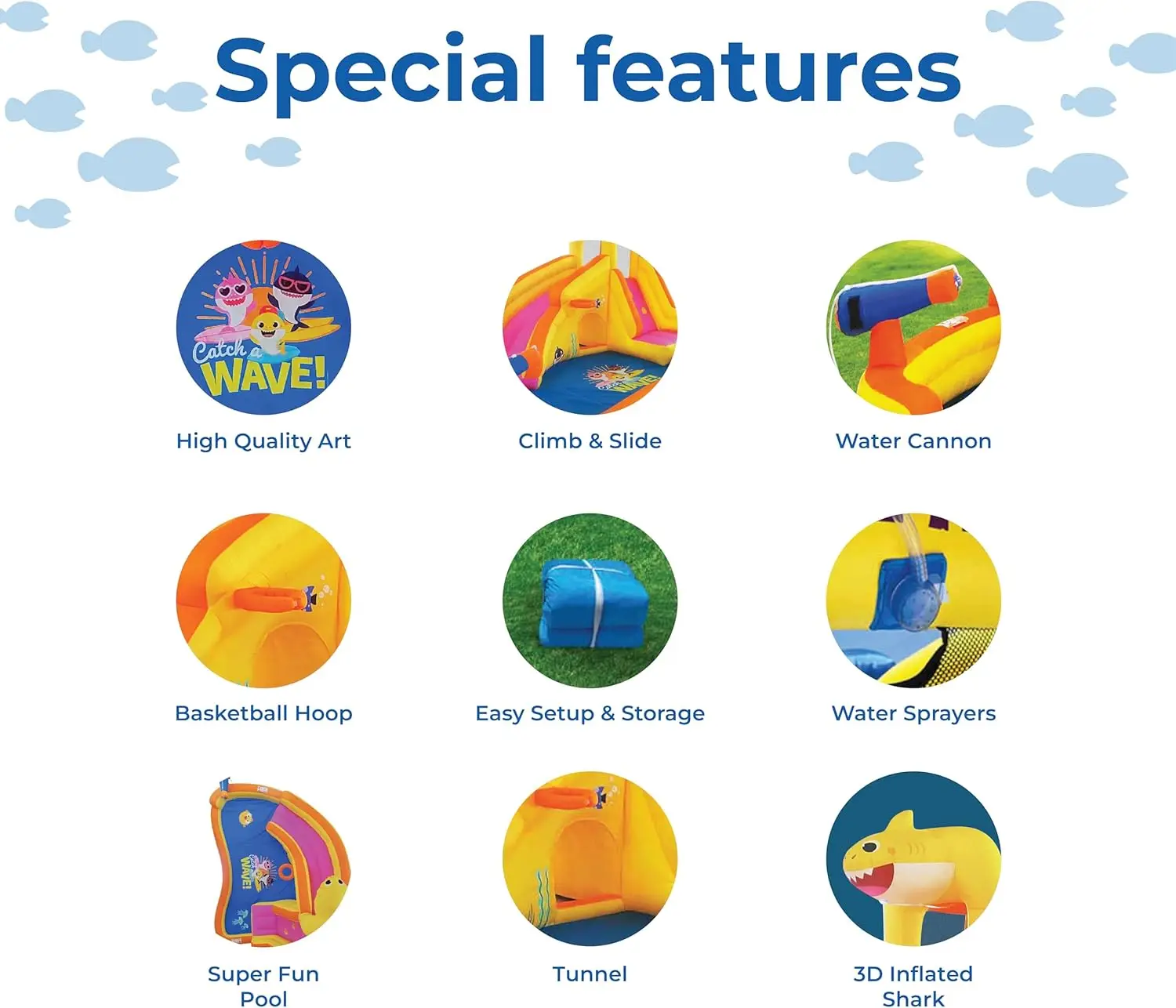 Kids' Inflatable Water Slide with Pool, Sprayer & Blower for Outdoor Fun