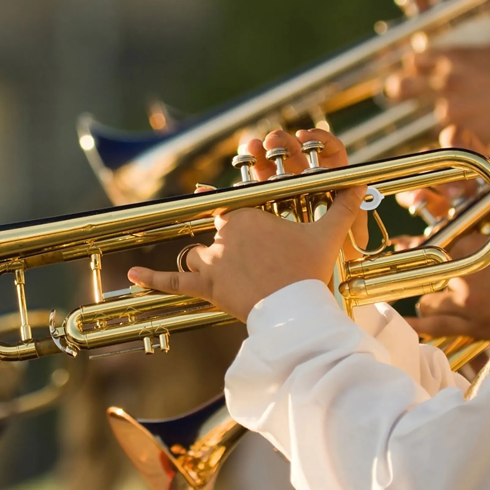 

2Pcs Trumpet Valve Spring Supporting Pads Silicone Alto Horn Valves Replacement Parts Musical Instrument Maintenance