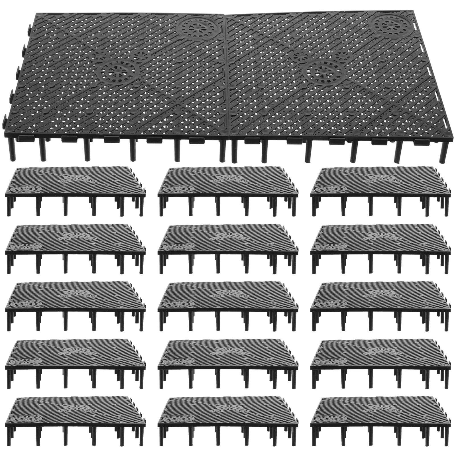 

20 Pcs Aquarium under Gravel Filters Plate Isolation Grid Bottom Plates Cuttable Fish Tank