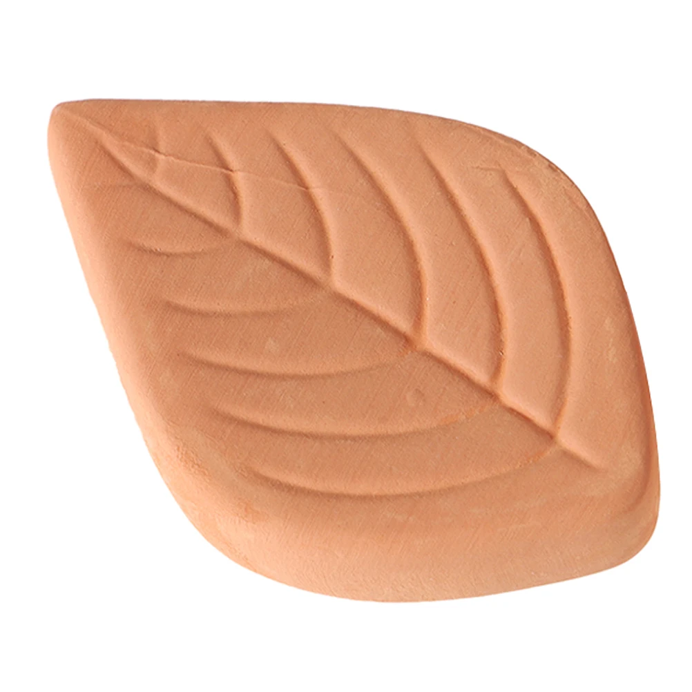 

1pc Food Storage Containers Brown Sugar Keeper Reusable Terracotta Softener Clay Leaf Shaped Savers Flour Coffee Cake