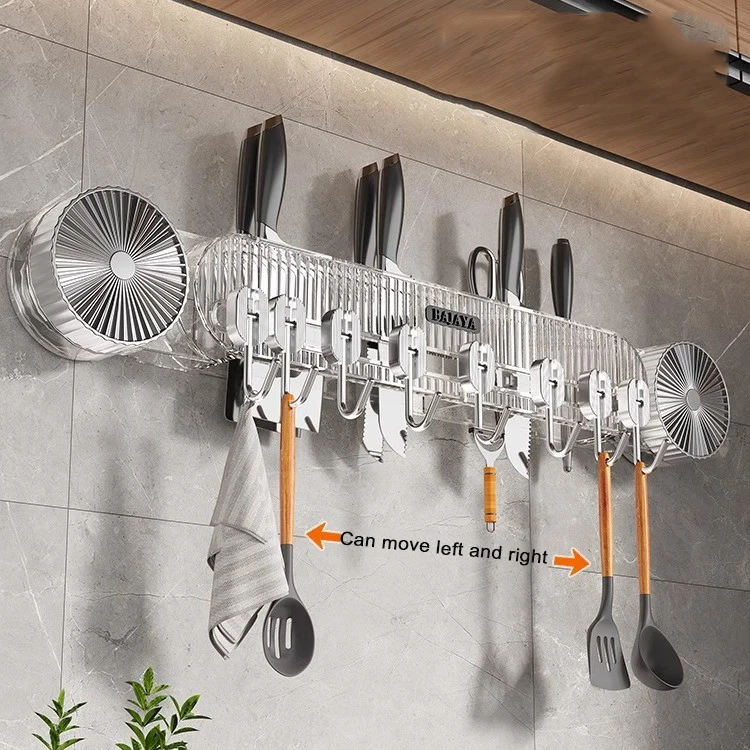 Bathroom Kitchen Suction Cup Storage Holder Punch-Free Knife Spatula Spoon Cutting Board Pot Towel Organizer Shelf Accessories