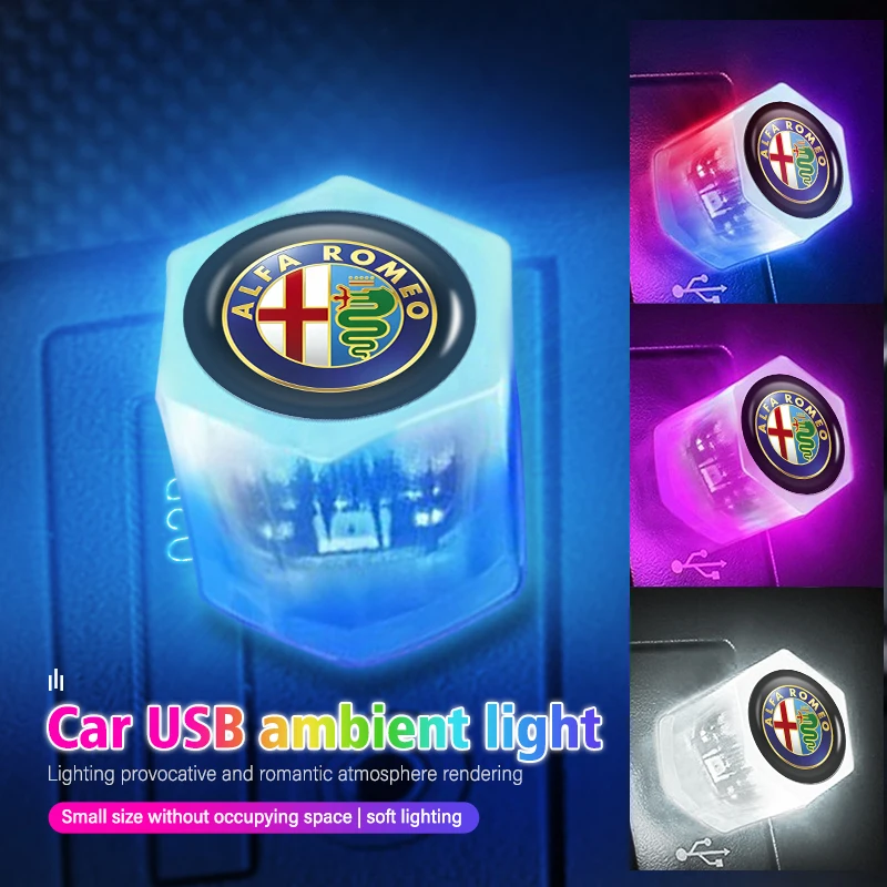 

2026 горячая наклейка для салона автомобиля, авто или стола, светильник Plug Play, автоаксессуары для Alfa Romeo Giulia 147 Mito 156 159 1