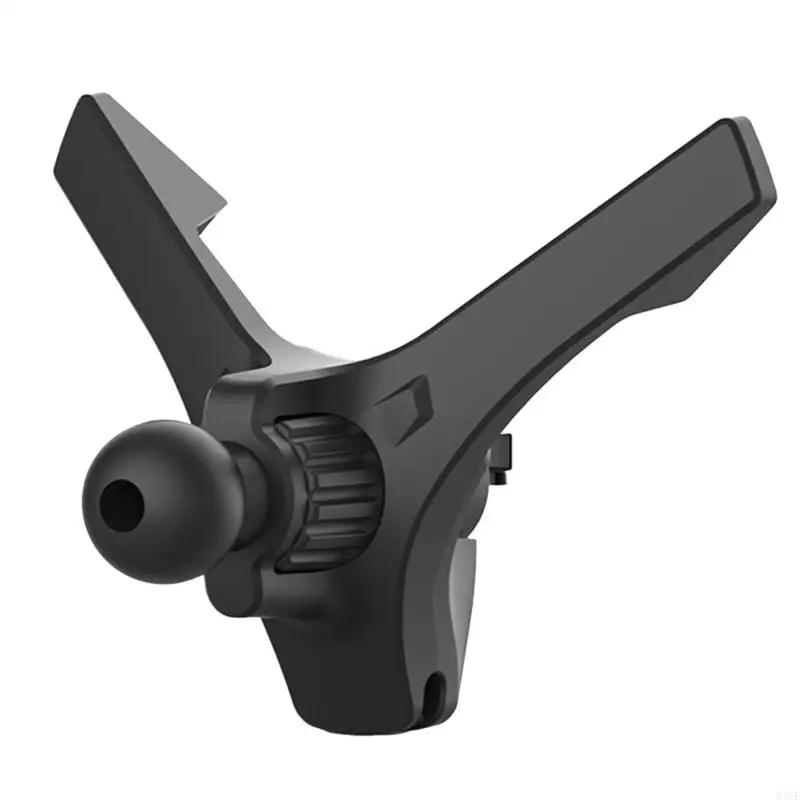 Soporte para teléfono móvil Y4UE, soporte montaje con Clip, gancho para rejilla ventilación coche con cabeza esférica,