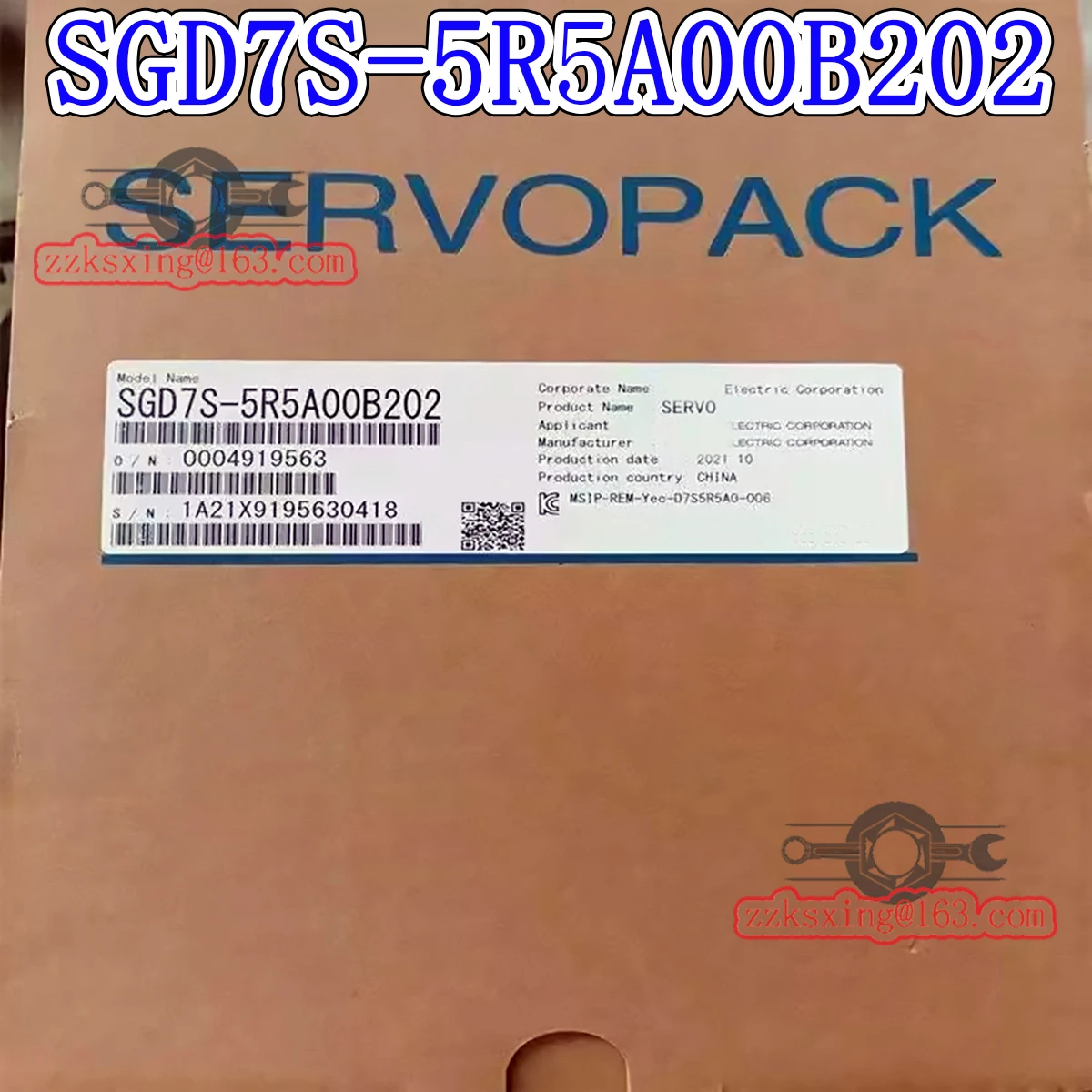 Brand New SGD7S-5R5A00B202 Original In Box AC Servo Driver Fast Shipping