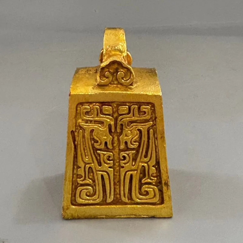 Satisfying Vintage Five-Sided Seal, Versatile Living Room Tabletop Antique Ornament, Home Decoration Craft, Hand-Held Piece