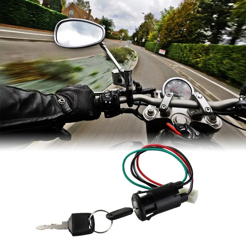 

1pcs Universal Motorcycle Ignition Switch Key ATV For Honda For Yamaha For Kawasaki For Suzuki KTM