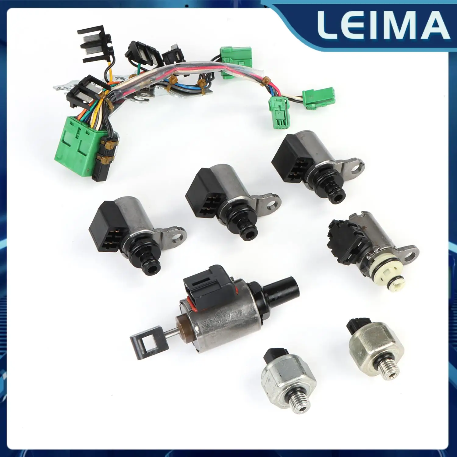 

1set transmission solenoid valve kit JF011E RE0F10A For Nissan Altima Sentra Dodge Refurbished half-year warranty
