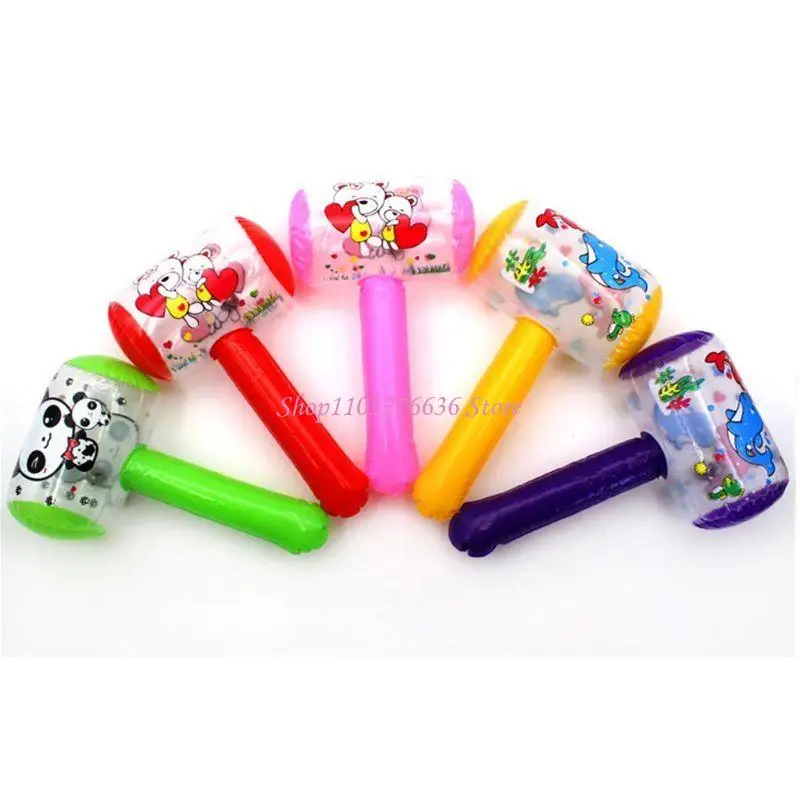لعبة R6FD Baby Handhold Toy Hammer Toy مع لعبة Educational Toy المدمجة التي يمكن صوتها هزيمة جرس هدية رائعة للموسيقى