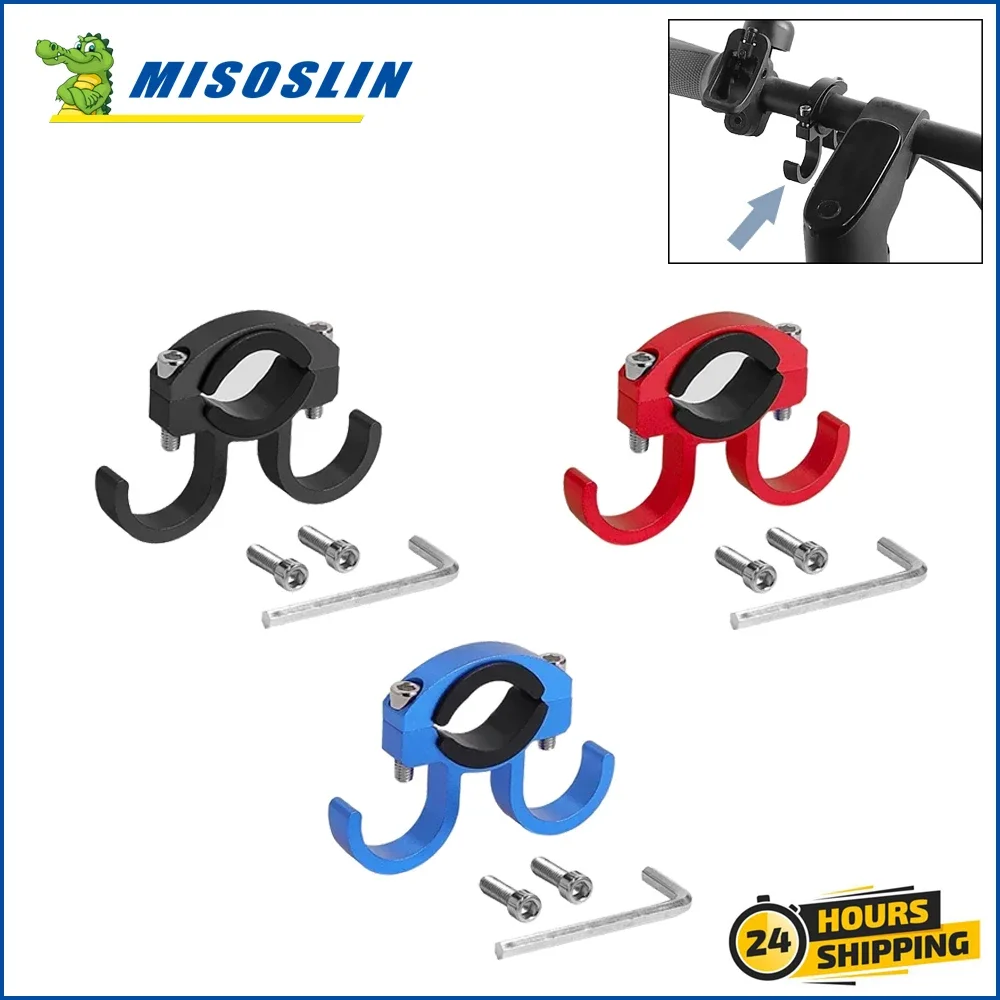 Electric Scooter Hanging Bag Hook For Ninebot Max G30 G30D F20 F30 F40 E-scooter Aluminium Alloy Double Claw Hanger Gadget Hook