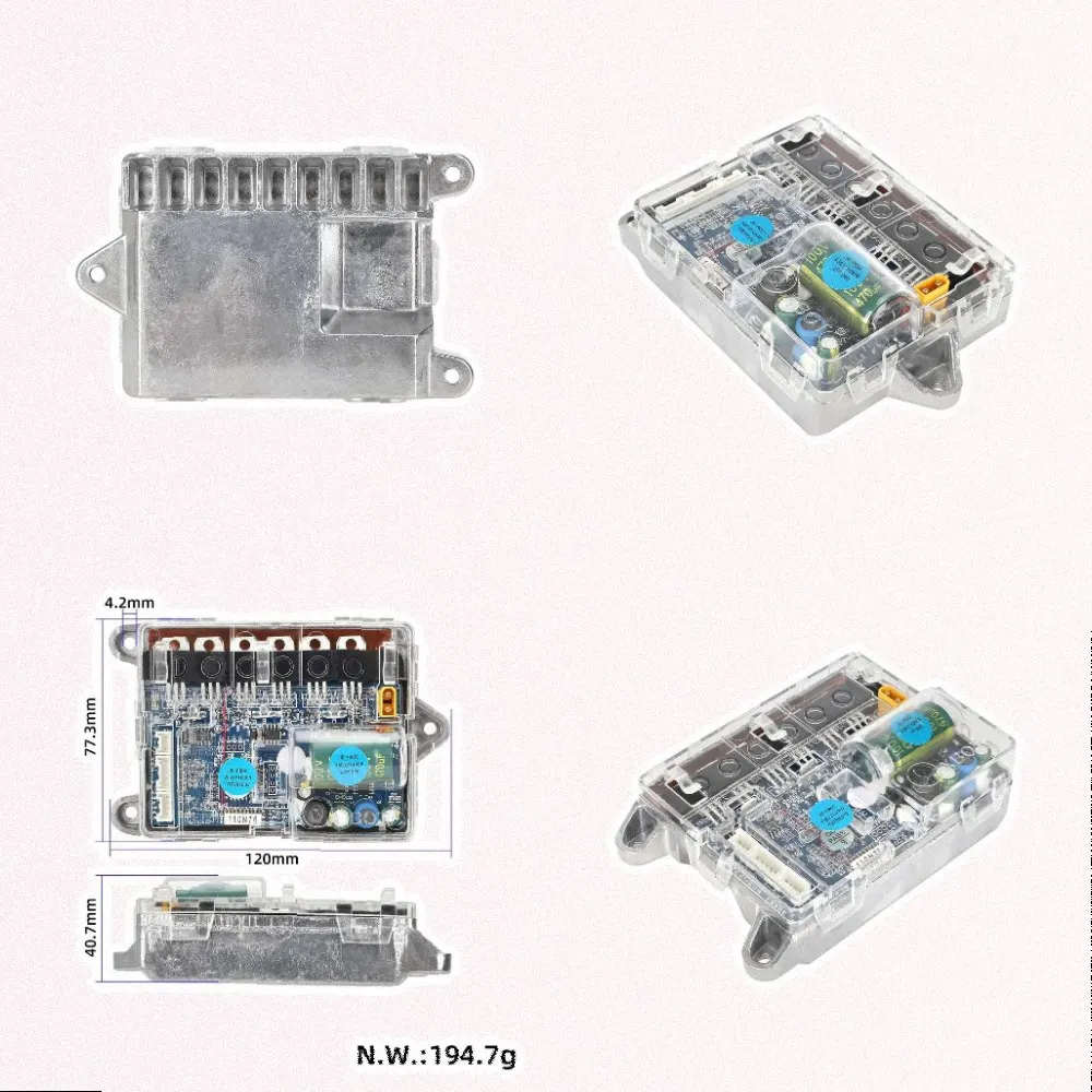 As Shown In The Picture for xiaomi for m365 Controller for m365 for pro2 Replacement Aluminum Alloy Build Wear Resistant Shell