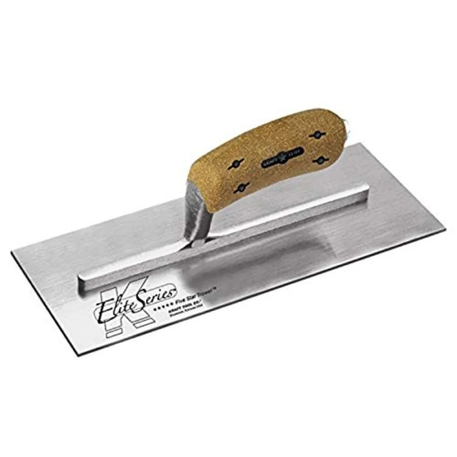 

Шпатель Kraft Tool Kraft PLE468K Elite Series Five Star, 12x5 дюймов, из углеродистой стали, с пробковой ручкой, 1 шт. в упаковке