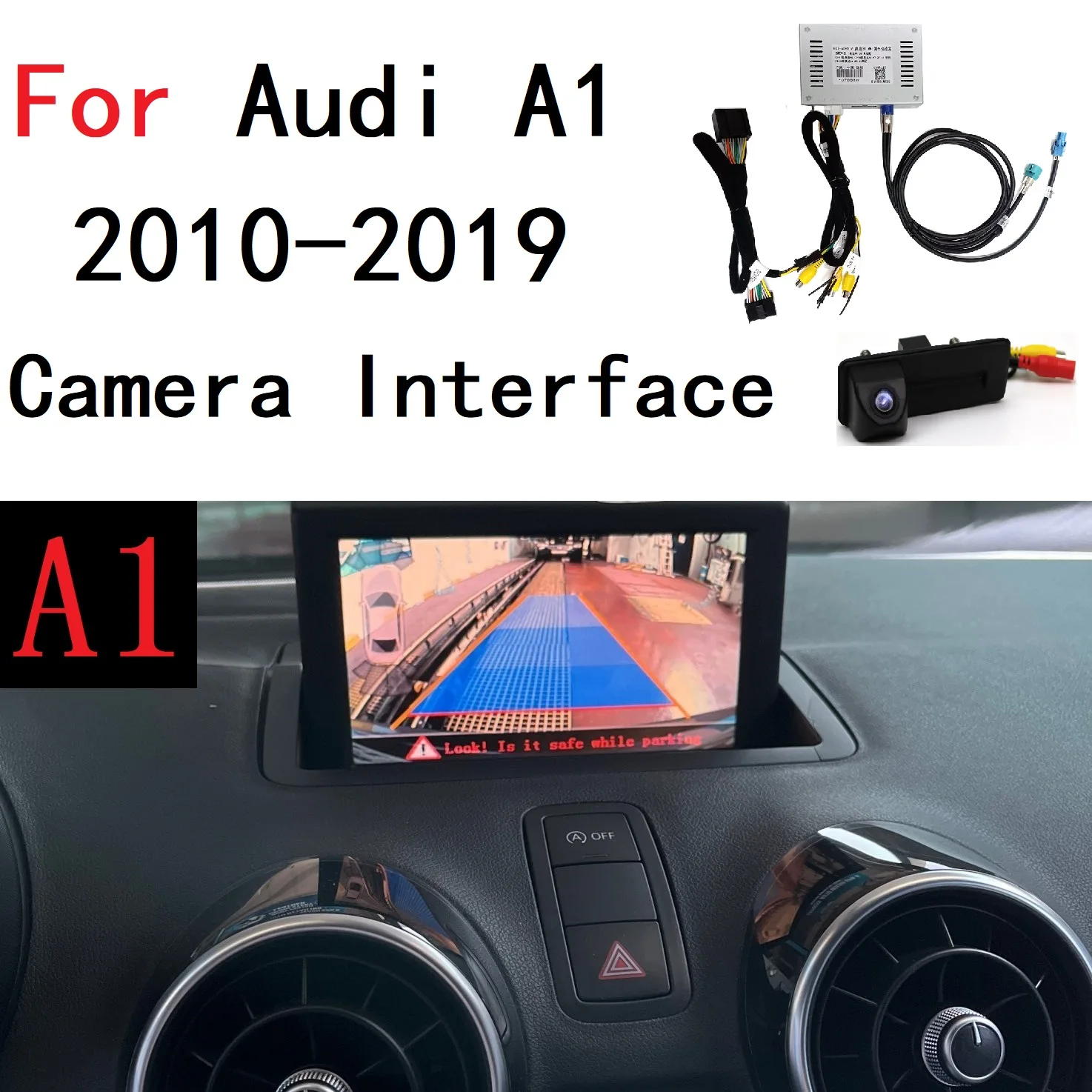 Reverse Camera Interface For Audi A1 8X 2010-2018 Front Rear Camera Adapter