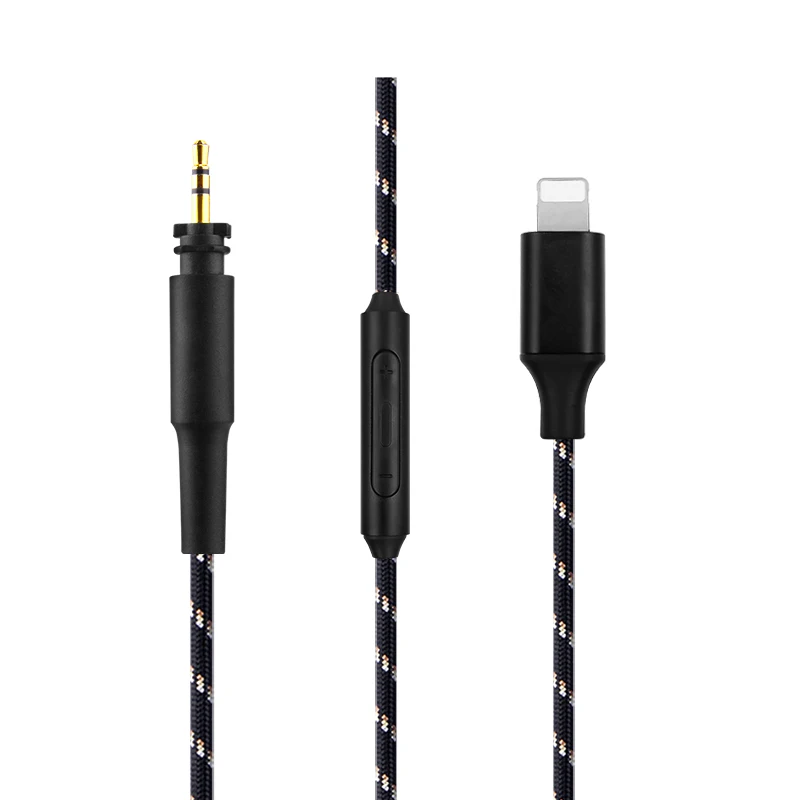 For SRH840A SRH440A SRH750DJ Philips SHP9000 Earphones Replaceable Lightning to SRH840A Upgrade Cable