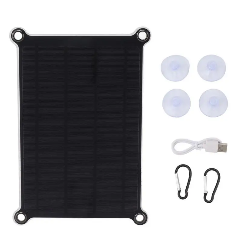 

Portable Solar Charger Waterproof Cell Phone Suction Cup Solar Panel Portable Phone Charger For Travel Mobile Charger Panel For