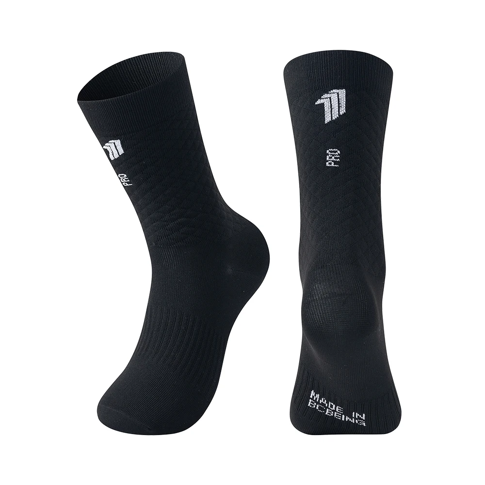 BCBE-ING Radsocken, atmungsaktiv, professionelle Sportsocken für Herren und Damen, bequeme, hochelastische, rutschfeste Outdoor-Fahrradsocken