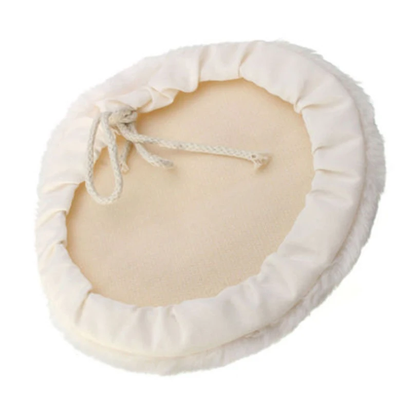 Auto Car Wool for bonnet Buffing Wheel Pad 7inch Diameter Suitable for Vehicle Waxing and Polishing  Auto Car