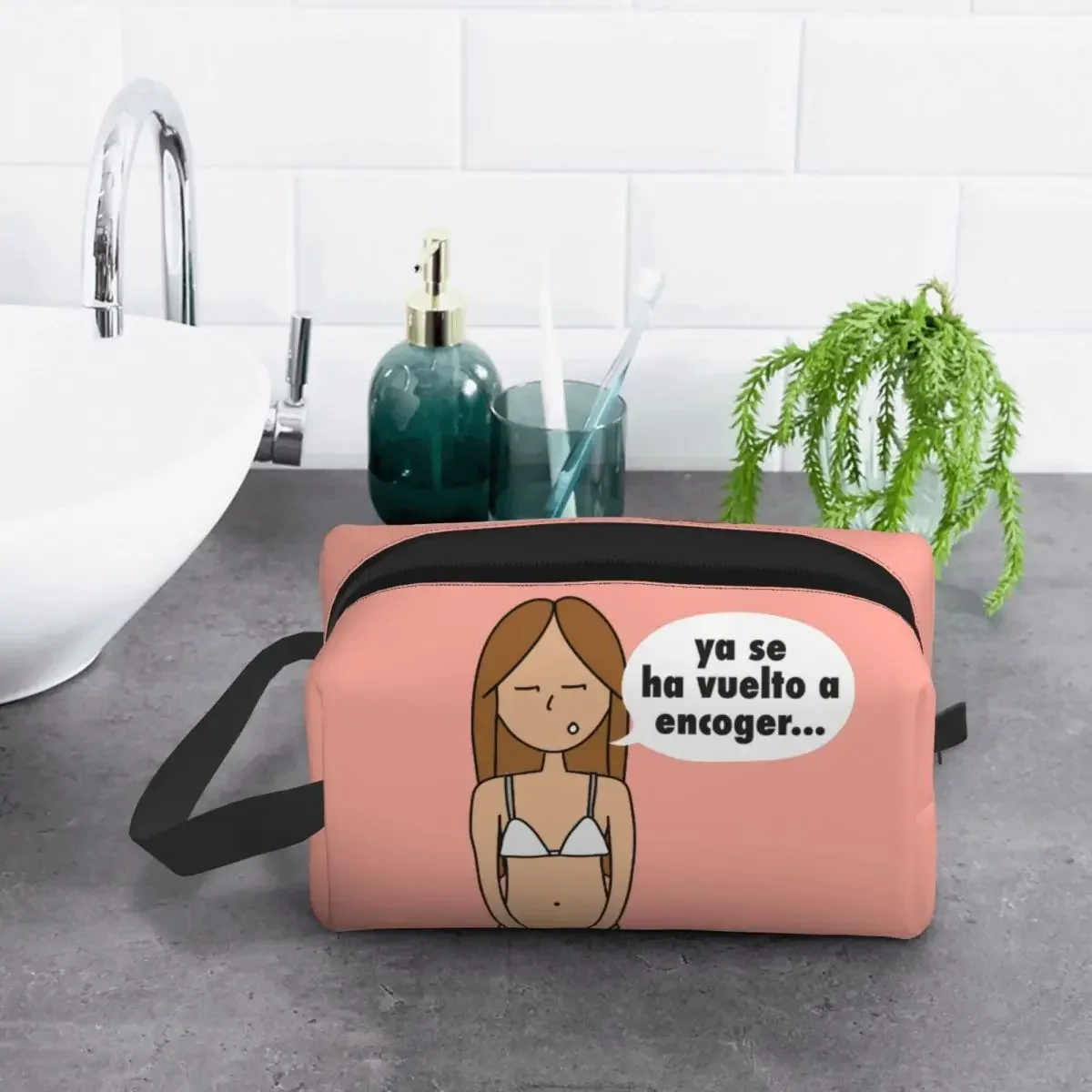 Aangepaste cartoon verpleegster reizen toilettas voor vrouwen gezondheidszorg verpleging artsen make-up cosmetische organisator schoonheid opslag Dopp Kit