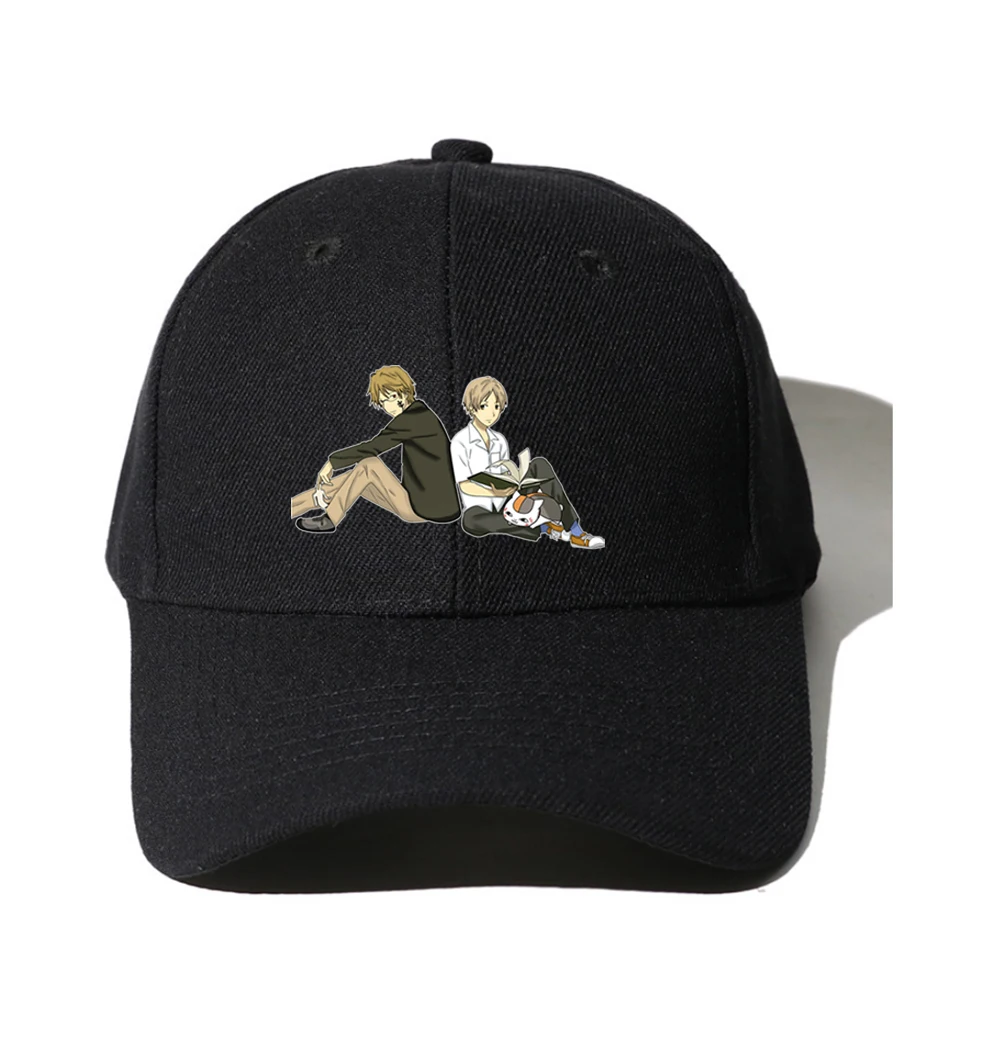 Teenagers Hip Hop Caps  Baseball Cap Spring Autumn Men Snapback Dad Hat  Baseball Cap for aniem Natsume yuujinchou Cartoon Hat