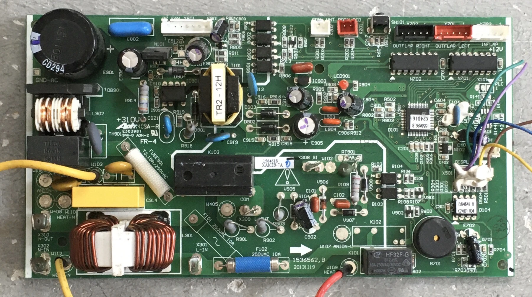 1536562 main board circuit board