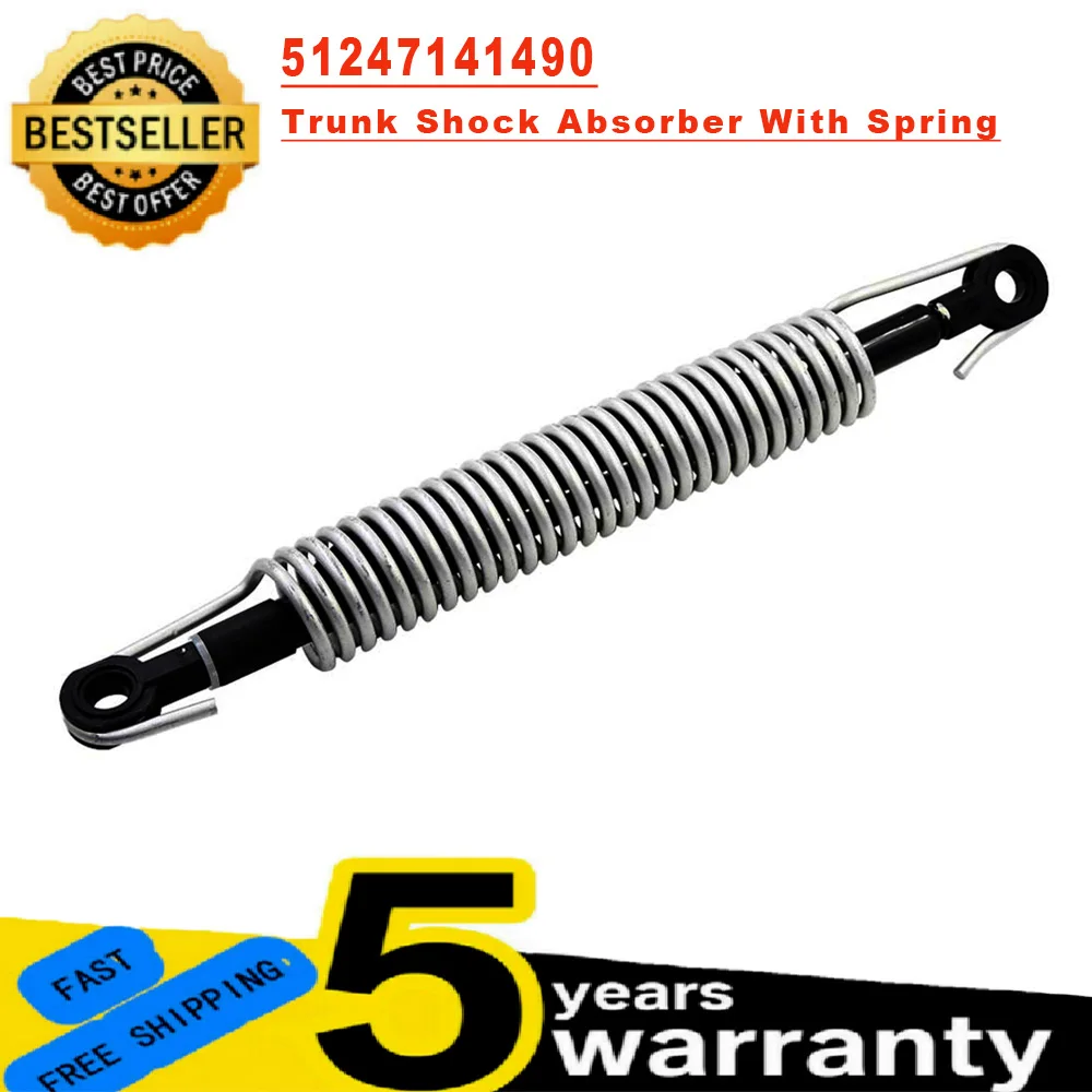 Car Trunk Shock Absorber With Spring 51247141490 For BMW 5 Series E60 525i 528i 530i 535i Auto Trunk Lifting Spring