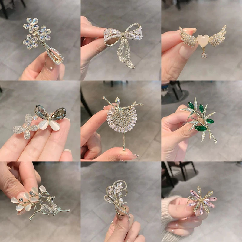 Broche Créative de Luxe pour Robe Corsage, Accessoires de Musique Féminine